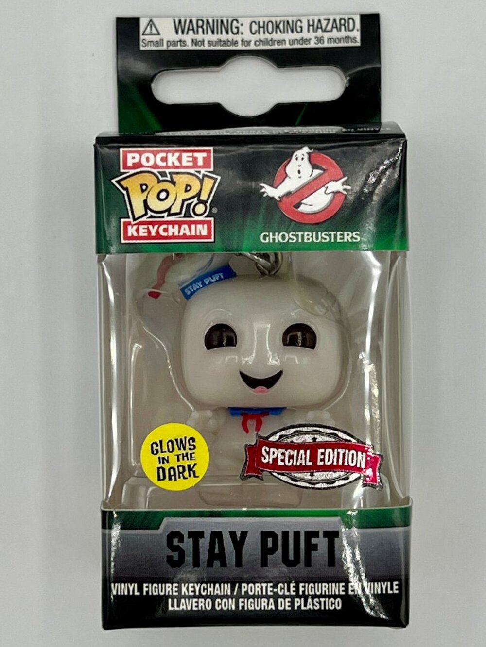 Funko Stay Puft GITD Pocket Pop Keychain Special Edition Vaulted